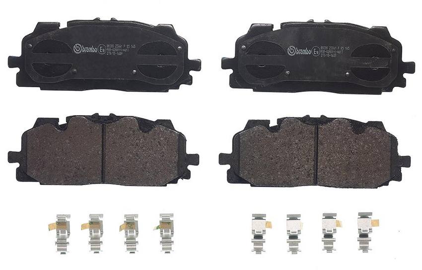 Audi Brembo Brake Set - Pads Front (Low-Met) 8W0698151N - Brembo P85165